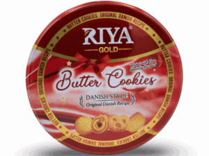 RIYA GOLD BUTTER COOKIES RED TIN 340G